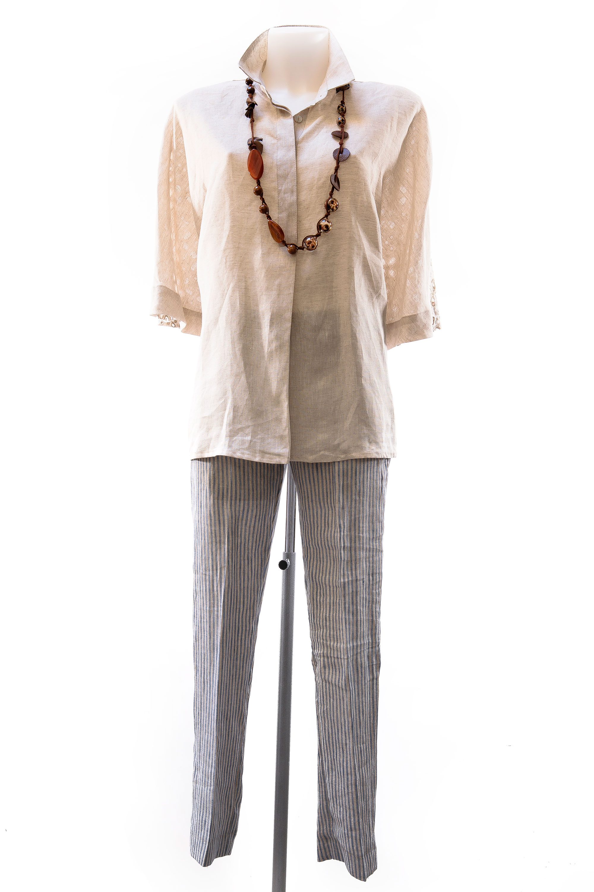 Linen shirt and trousers